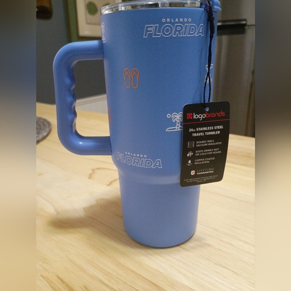 Other - Blue Stainless Steel Travel Tumbler
